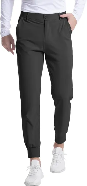 Golf Joggers for Men Lightweight Stretch Slim Fit Dress Pants Business Casual Work Pants with Pockets