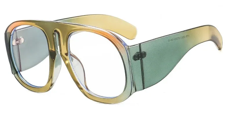 Gradient Lens Pilot Sunglasses