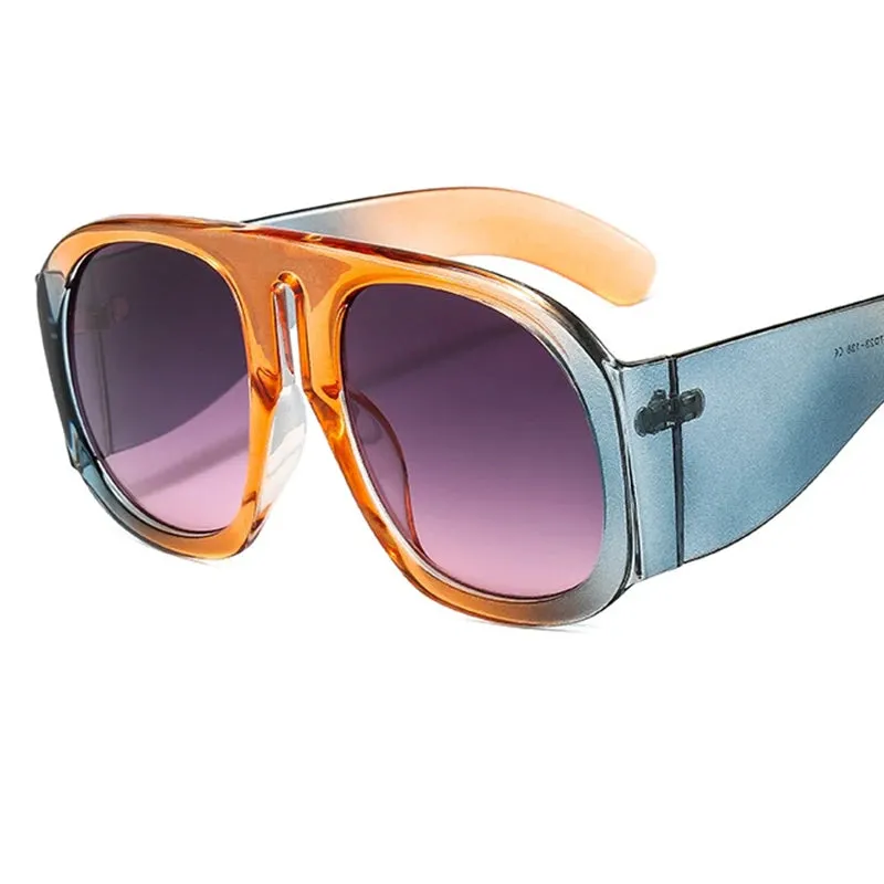 Gradient Lens Pilot Sunglasses