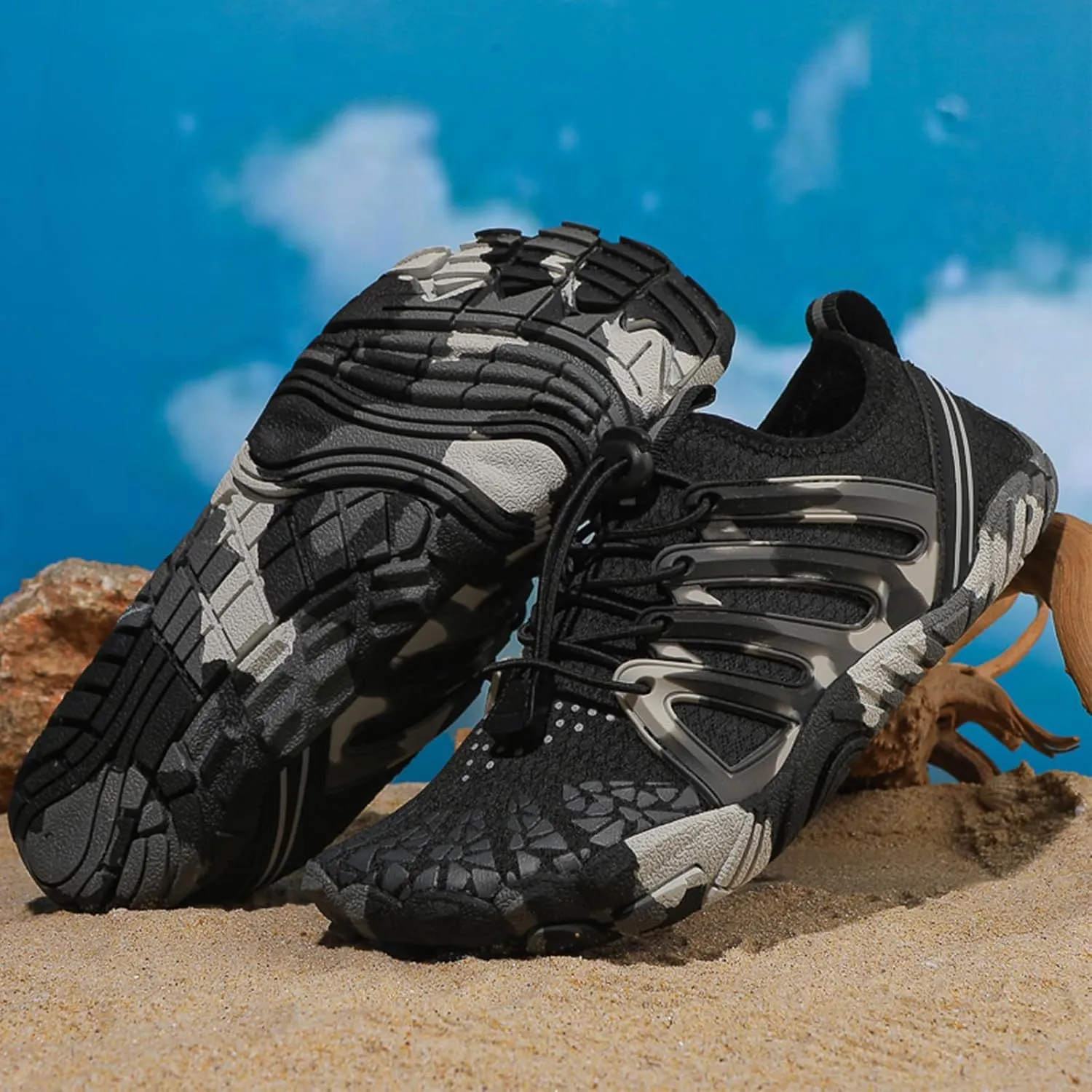 Grounded Footwear for Women Men with Neuropathy Grounding Shoes Hiking Footwear Barefoot Womens Shoes Non-Slip Outdoor Unisex Water Pro Beach Shoe Wide Toe Box Sneakers, Diabetic Shoe, Quick-Dry