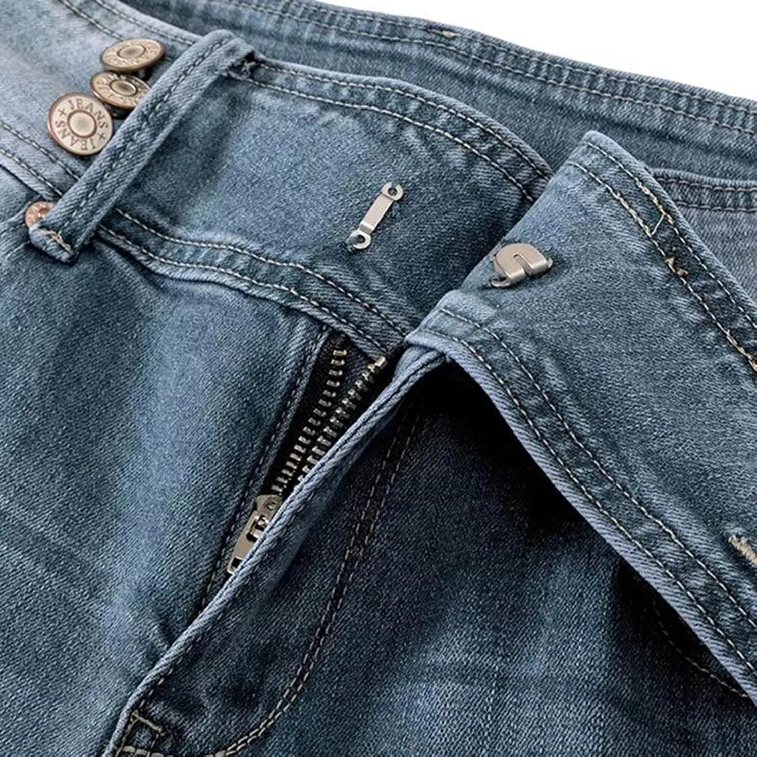 Gumipy Women Seamed Front Wide Leg Jeans Elastic Waist Stretch Denim Flare Jeans High Waisted Baggy Jean Bell Bottom Jeans