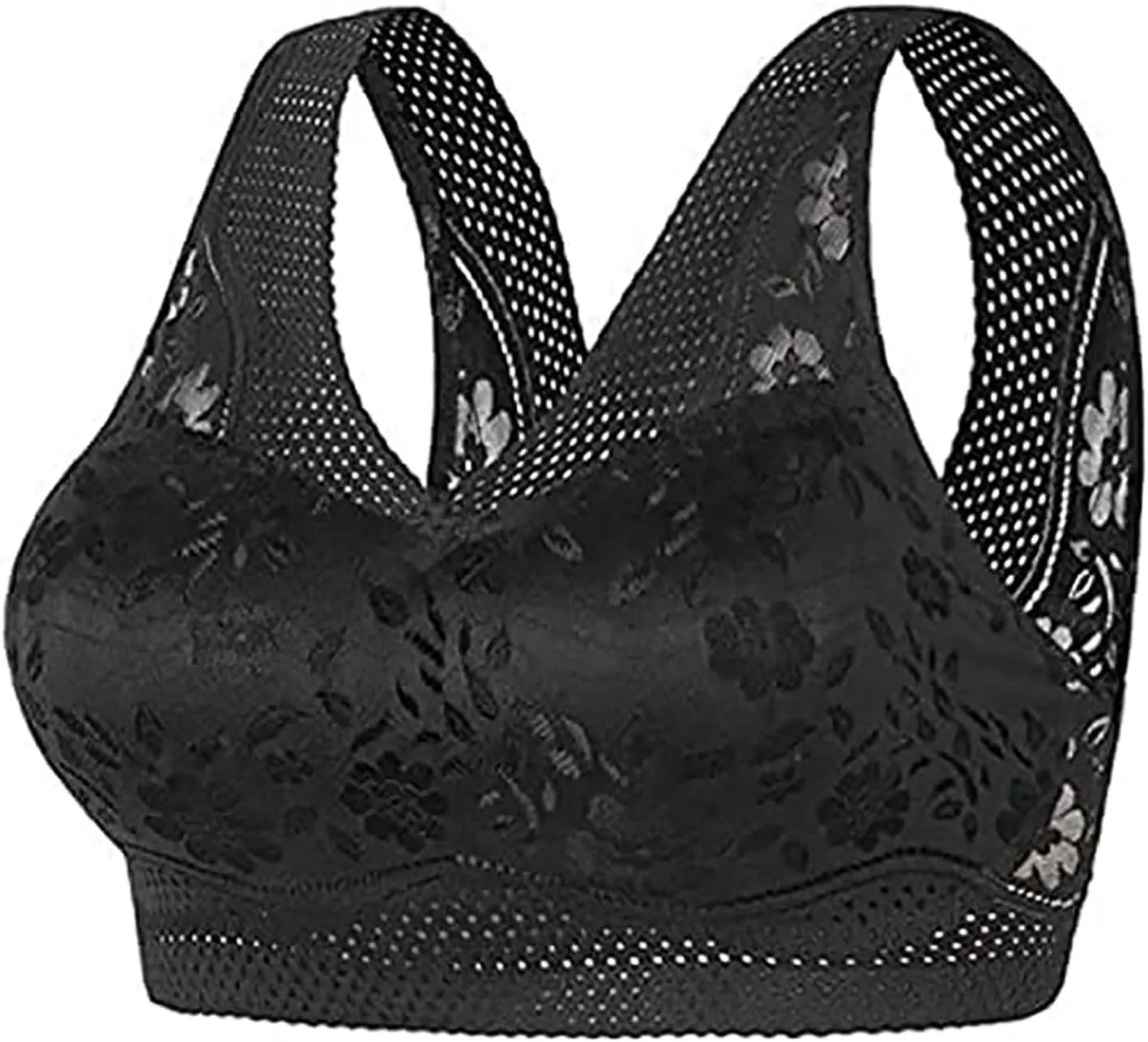 Hatmeo Women's Orthopedic Anti-Sagging Bra Hatmeo Bra for Senior Women Posture Correcting Bra Breathable Push up Bras