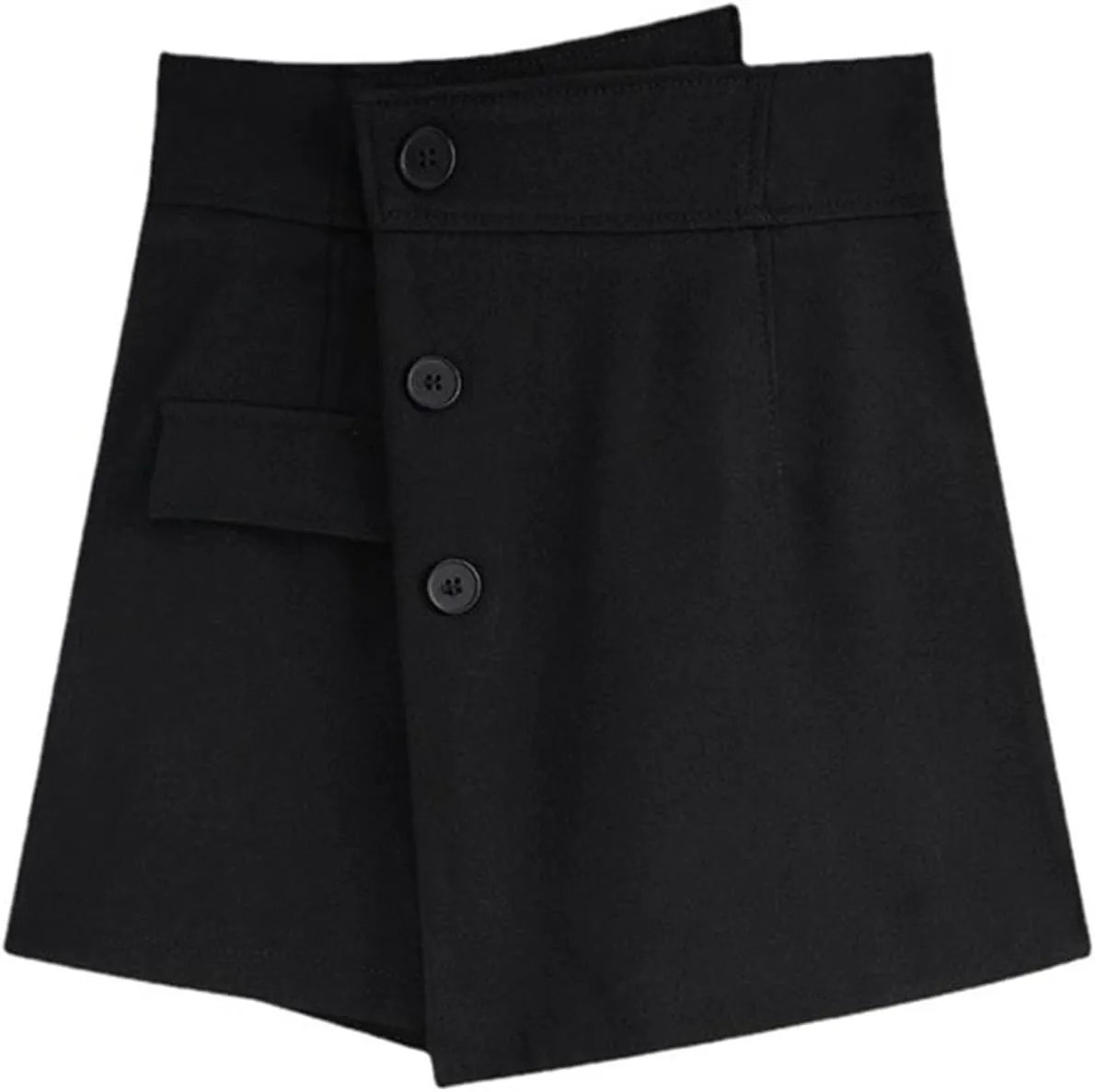 High-Waisted Pleated Skirt for Women, Autumn Winter Flattering Fit