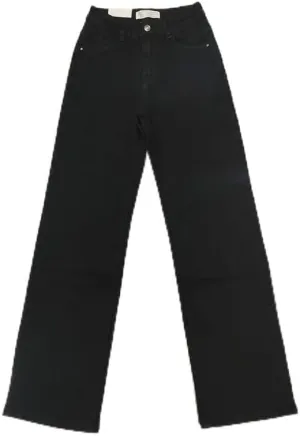 KatchMe Women's Minimalist High Waist DenimStretch Wide Leg Jeans, Trendy Multi-PocketDenim Trousers for Women,