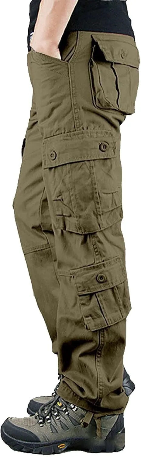 Knit Casual Pants for Men Men's Solid Color and Windproof and Rainproof Pants Winter Warm Training Active Track