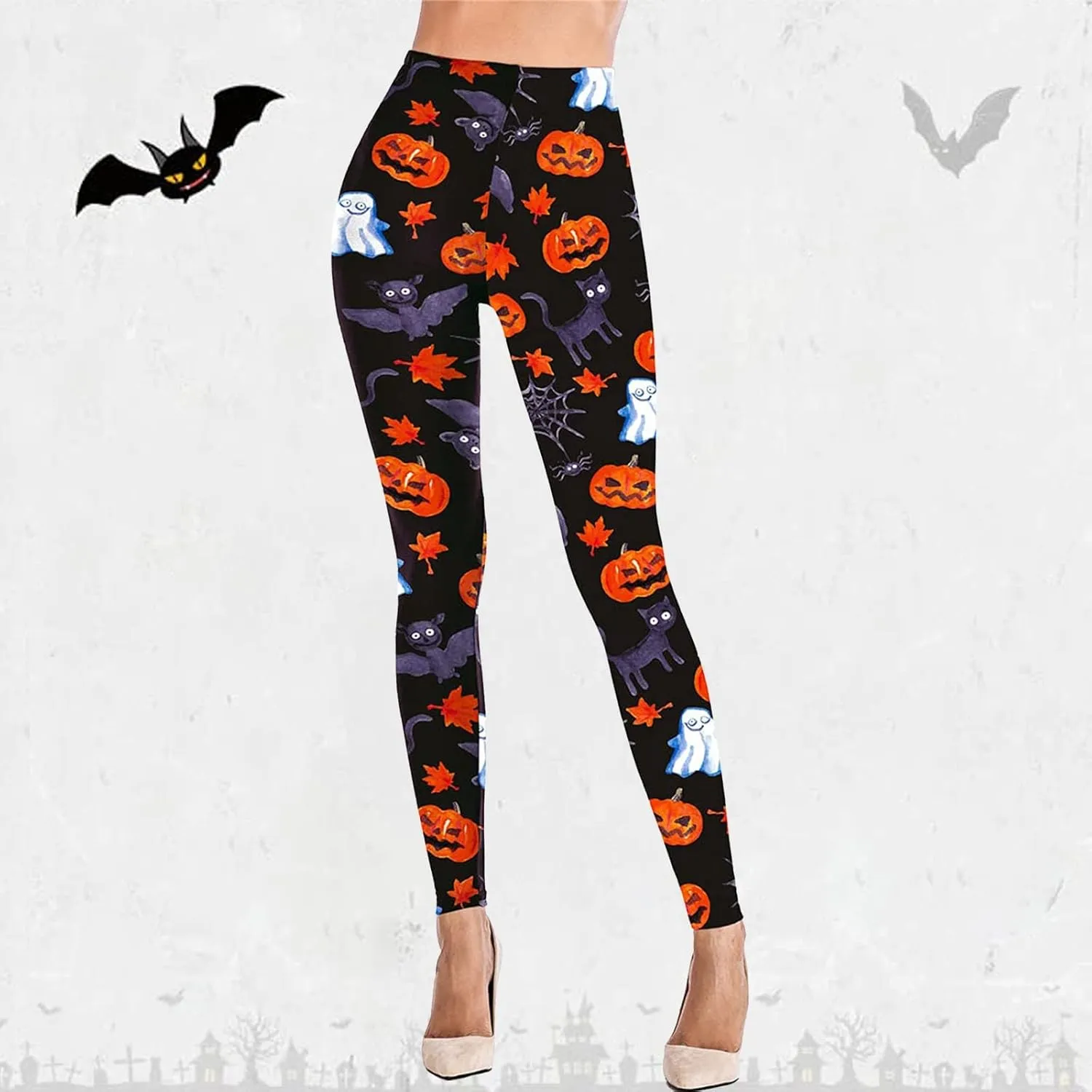 LCMTWX Butt Lifting Leggings for Women Denim Color Women Pocket Button High Pants Butt Lifting Leggings
