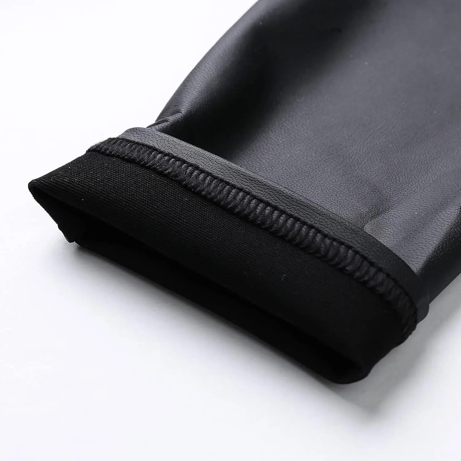 LCMTWX Workout Leggings for Women Faux Leather Stretch Leggings Pleather Pants Fleece Lined Leggings Cold Weather High