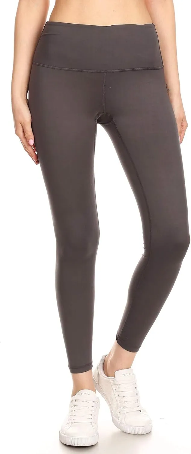 Leggings Depot Women's High Waist Workout Leggings Tummy Control Active Yoga Pants