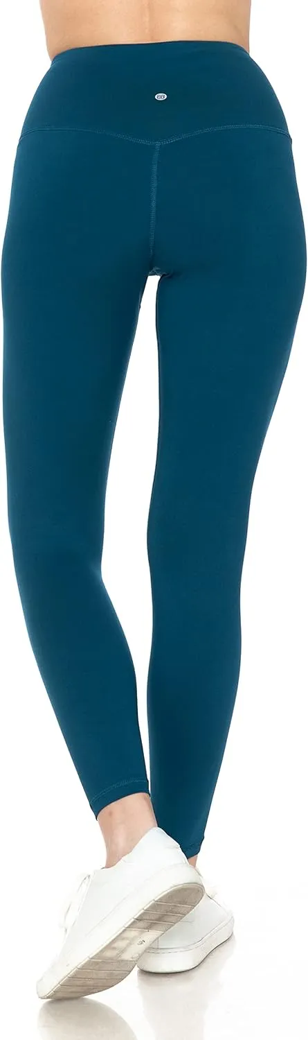 Leggings Depot Women's High Waist Workout Leggings Tummy Control Active Yoga Pants