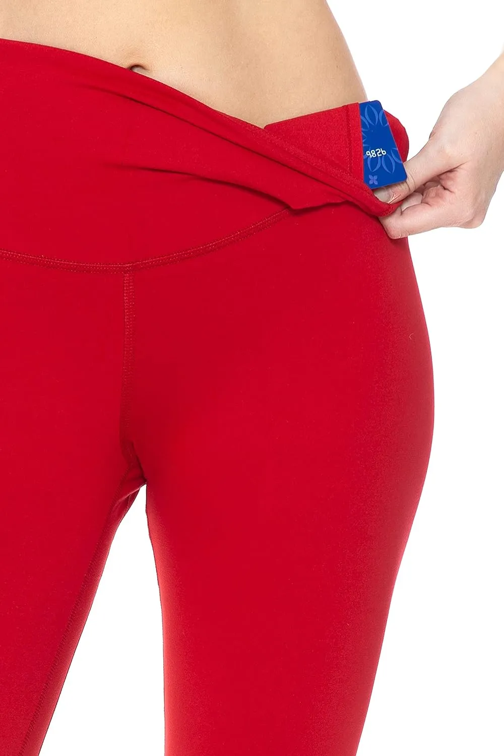 Leggings Depot Women's High Waist Workout Leggings Tummy Control Active Yoga Pants