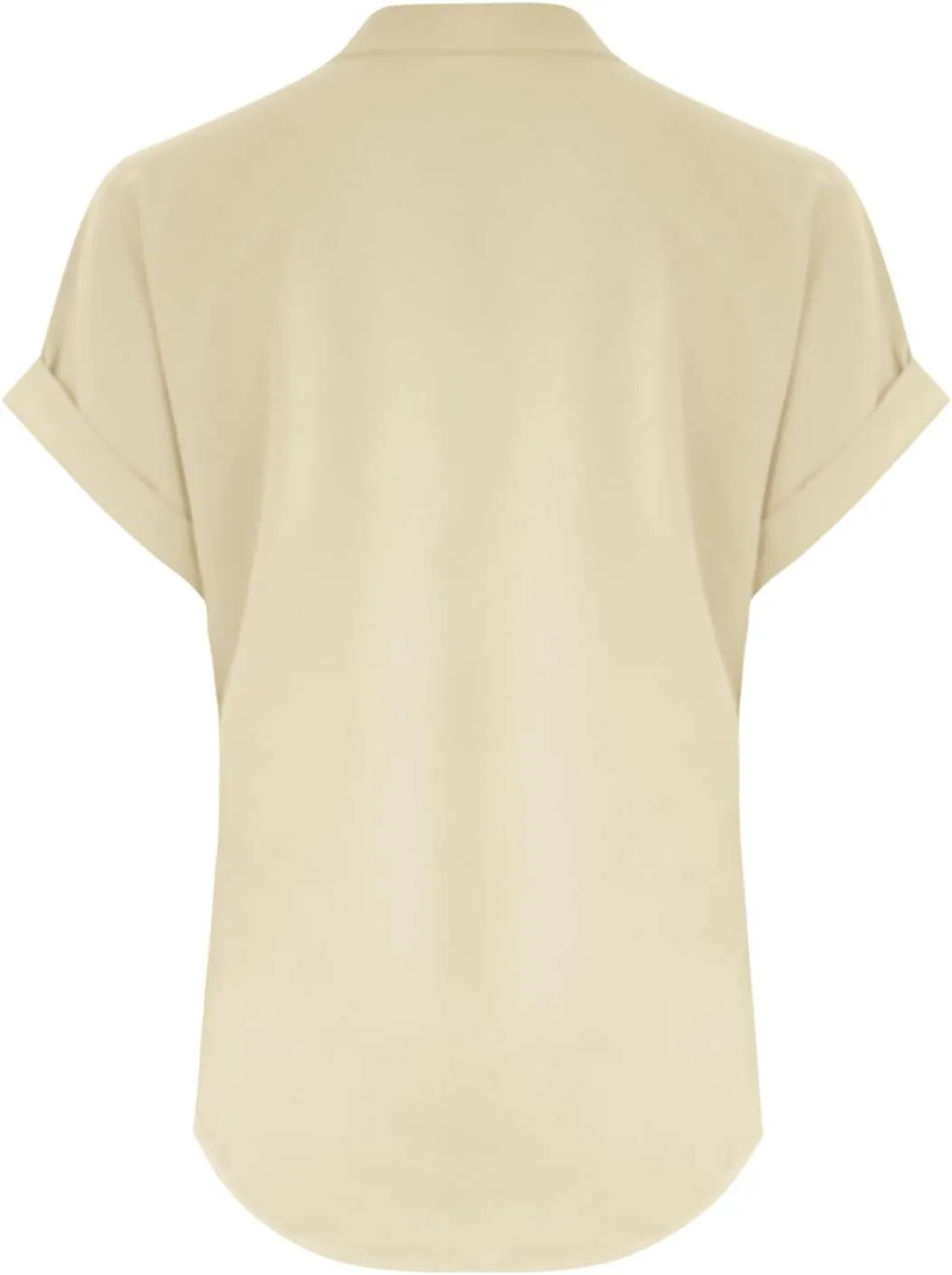 Linen Shirts for Women 2025 Summer Casual V Neck Button Down Short Sleeve Tops Trendy Comfy Business Work Blouses