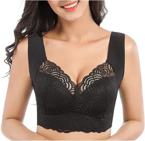 Luciana Secret Lift Ultimate Lift Exsecret Stretch Plus Size Sports Sleep Seamless Lace Cut-Out