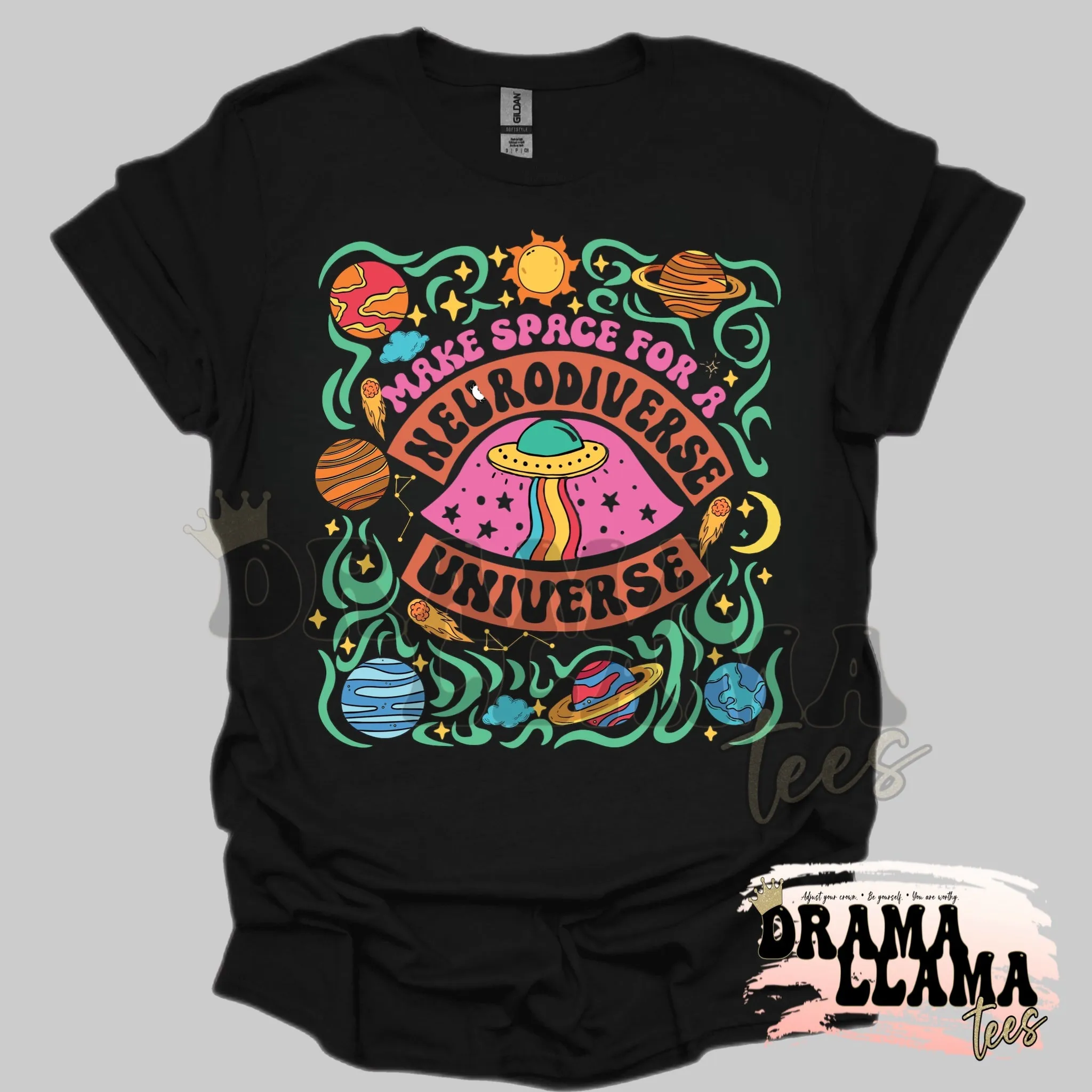 Make Space For a Neurodiverse Universe Tees: Pre-Order