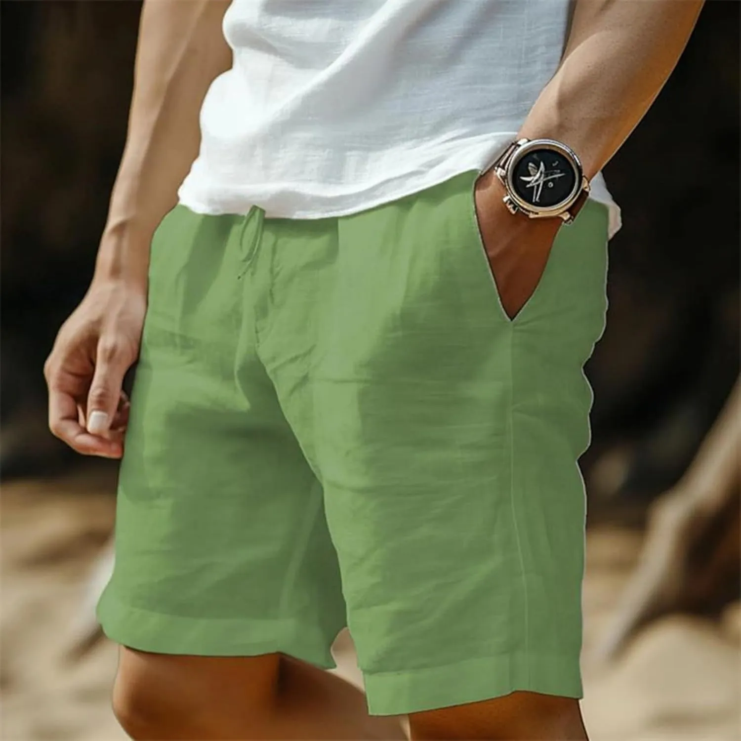 Men Shorts Casual Big and Tall Slim Fit Comfortable and Relaxed Fit Low Rise Shorts 2025 Summer