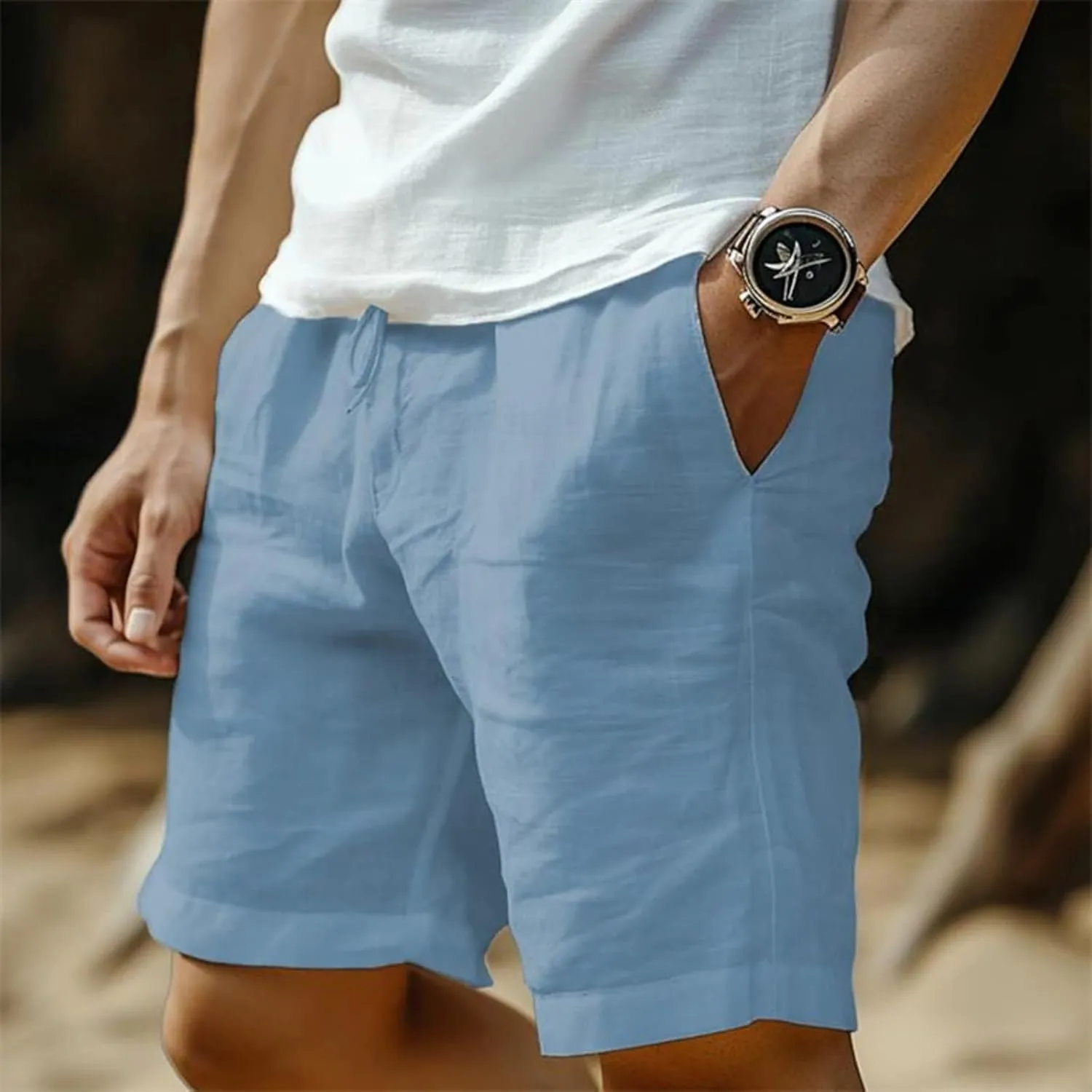 Men Shorts Casual Big and Tall Slim Fit Comfortable and Relaxed Fit Low Rise Shorts 2025 Summer