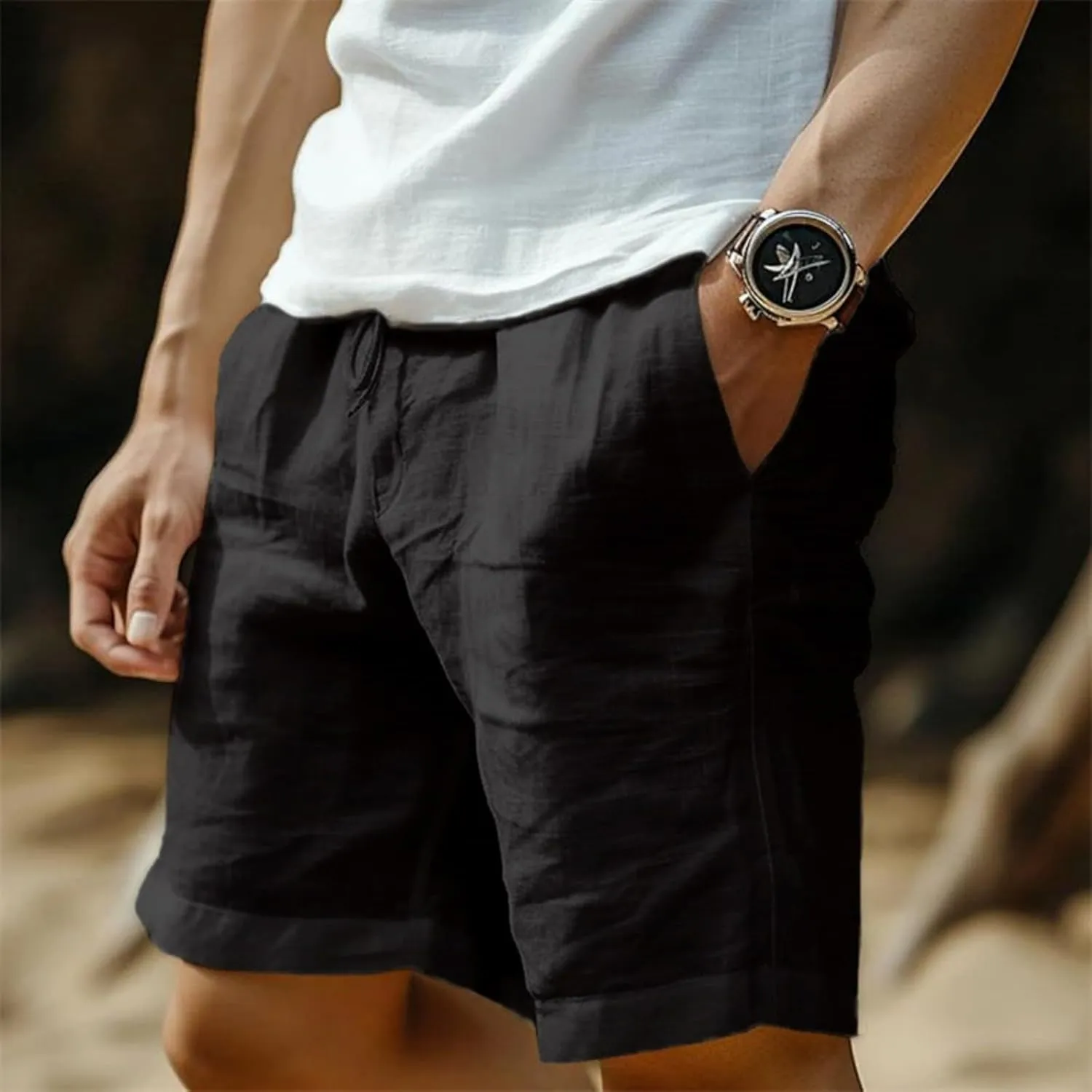 Men Shorts Casual Big and Tall Slim Fit Comfortable and Relaxed Fit Low Rise Shorts 2025 Summer