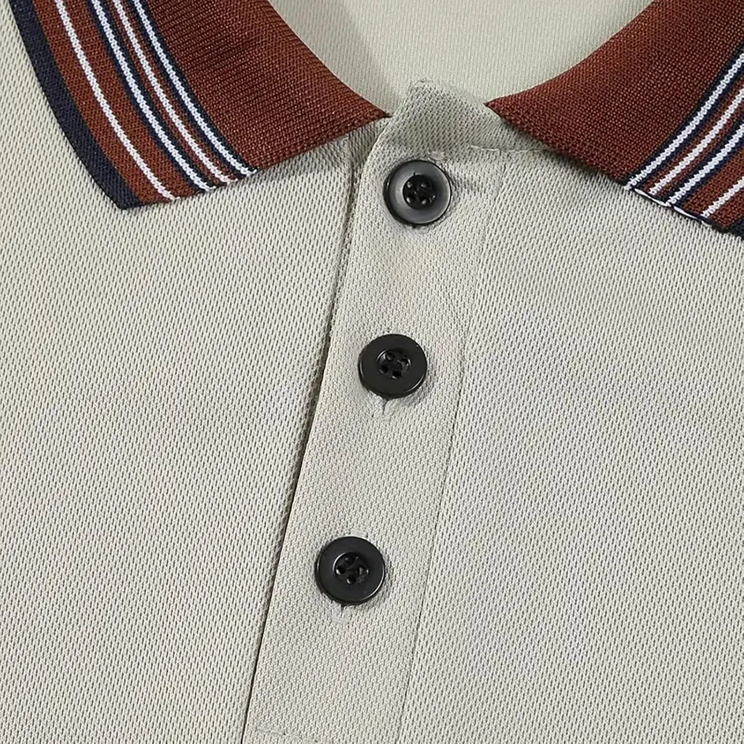 Mens Athletic Short Sleeve Polo Shirts 2025 Casual Golf Shirts Buttons Collared Solid T Shirts with Pocket