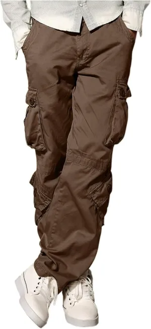 Men's Cargo Pants Jogging Work Trousers Hiking Pants Men Chino Pants Slim Fit Stretch Tight Trousers Casual Elastic