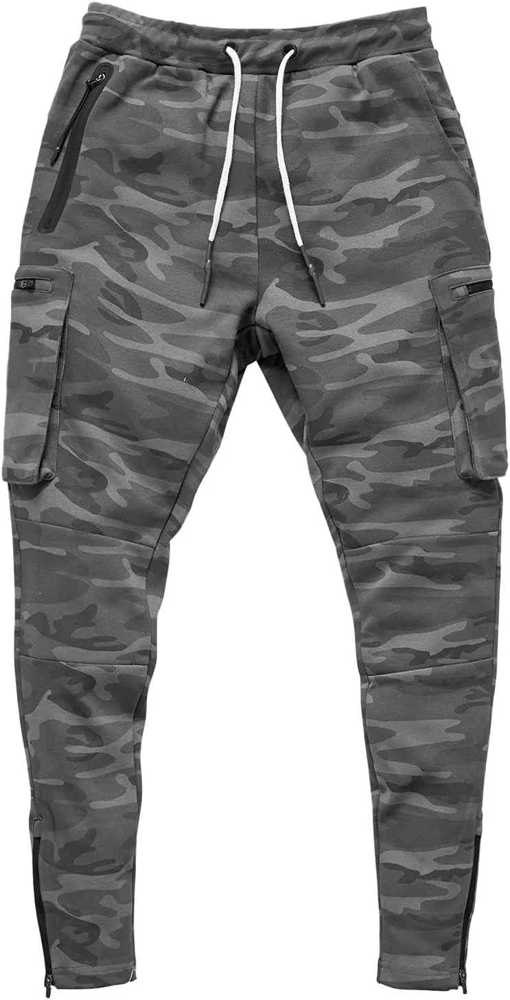 Men's Cargo Pants Sports Jogging Trousers Pockets Belt Mens Cargo Men's Slim Fit Chino Pants Regular Fit Chino Pants