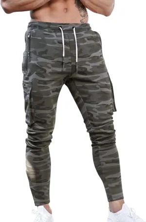 Men's Cargo Pants Sports Jogging Trousers Pockets Belt Mens Cargo Men's Slim Fit Chino Pants Regular Fit Chino Pants