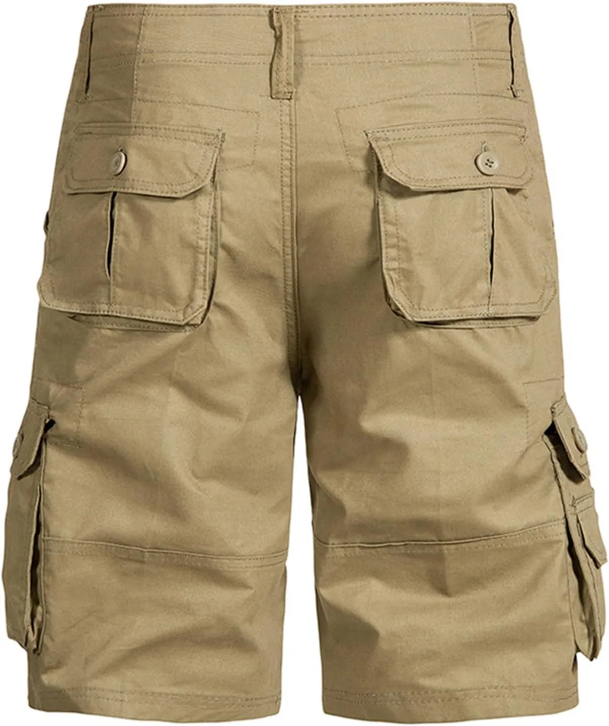 Mens Cargo Shorts Casual Lightweight Summer Outdoor Hiking Expandable Waist Relaxed Fit Work Shorts with Multi Pocket