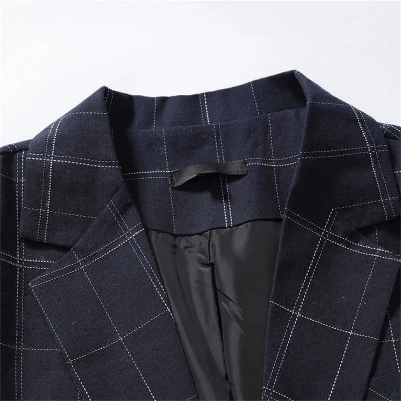 Mens Casual Blazer Suit Jacket Stylish Sport Coats 1 Button Lightweight Notched Lapel Blazers for Daily