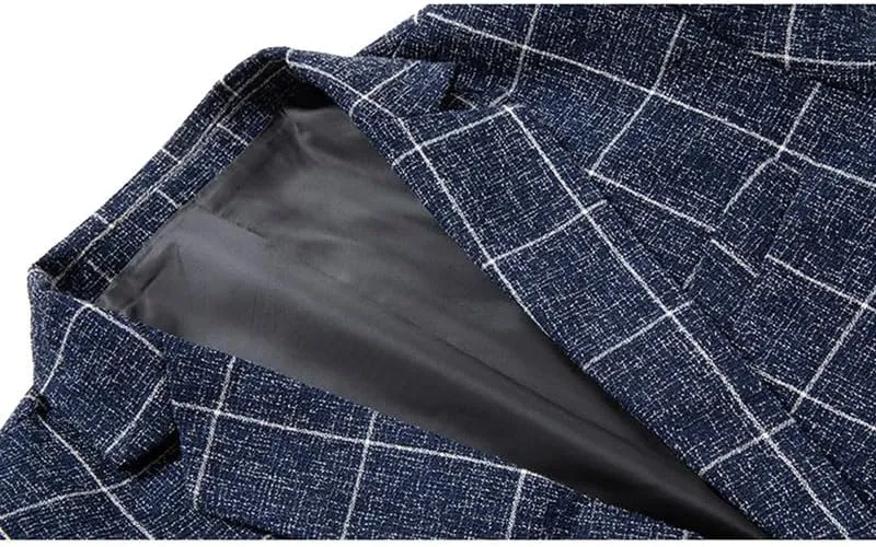 Mens Casual Blazer Suit Jacket Stylish Sport Coats 1 Button Lightweight Notched Lapel Blazers for Daily
