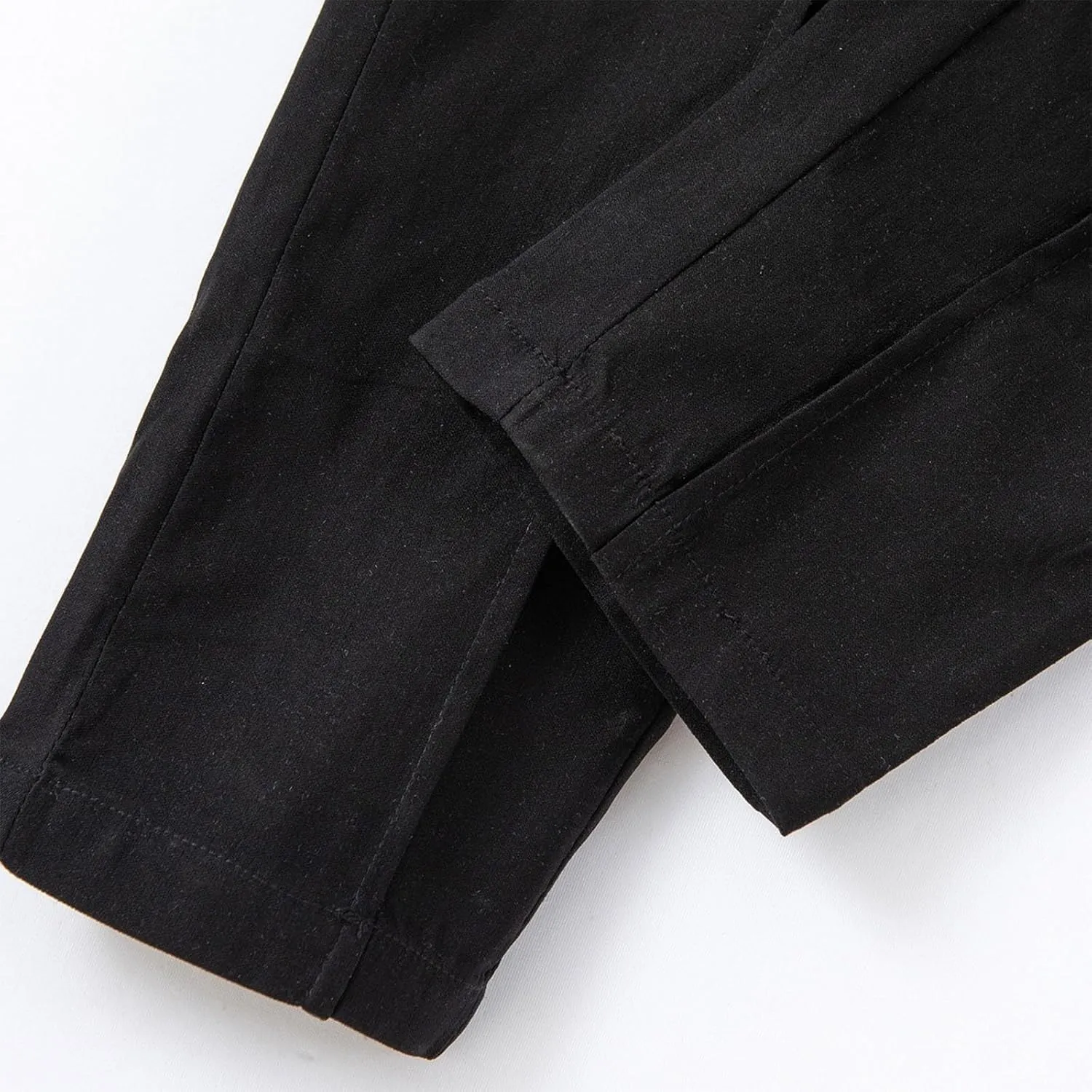 Men's Casual Cargo Chino Trousers Sport Jogging Slim Fit Trousers Linen Pants Men's Straight Tapered Fit Cargo Pants