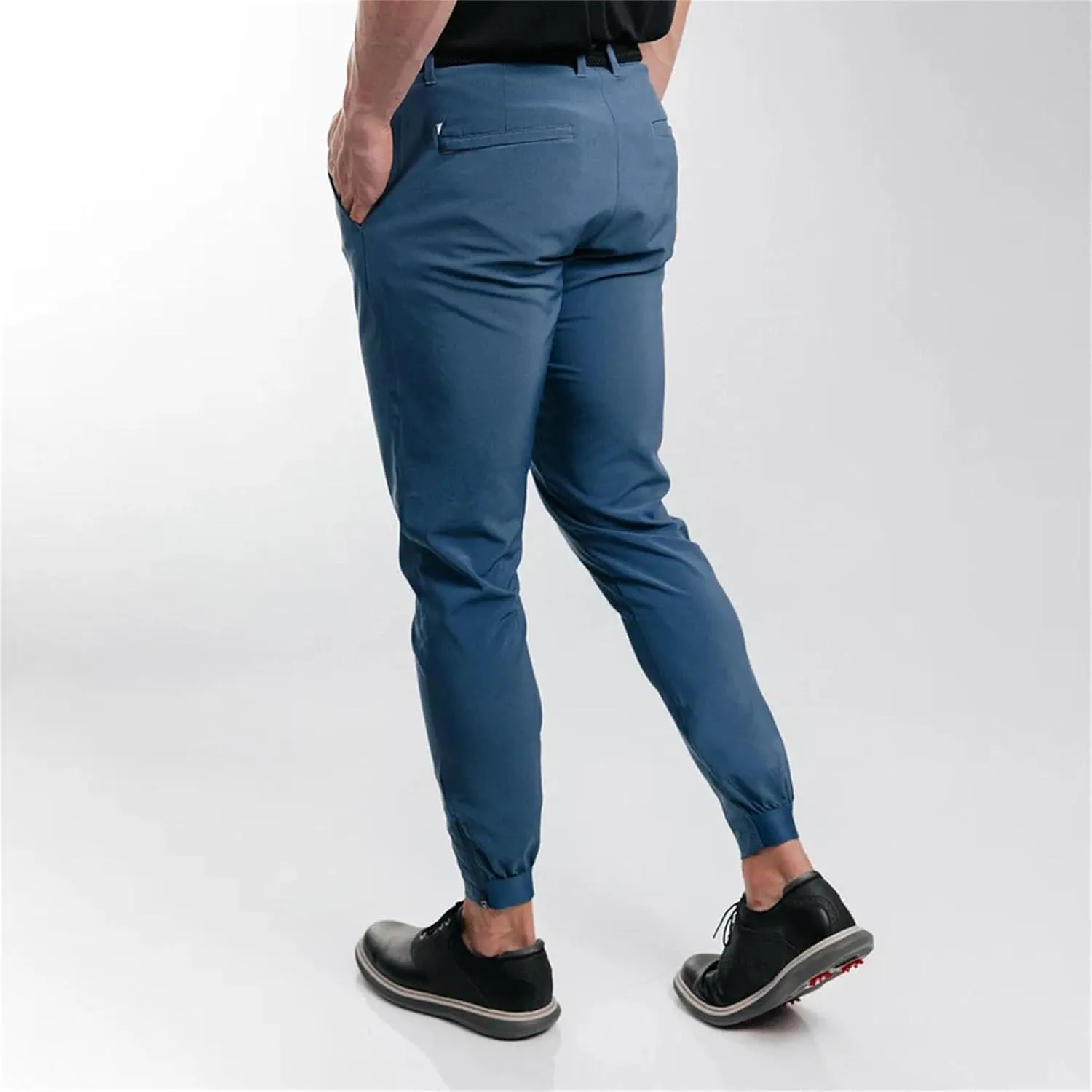 Mens Chinos Dress Pants Slim Fit Stretch Flat Front Golf Pants Casual Travel Pants Skinny Stretch Casual Pants