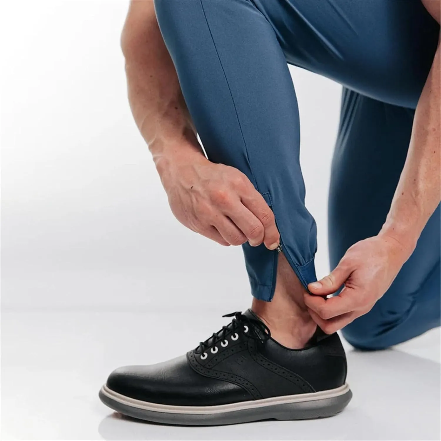 Mens Chinos Dress Pants Slim Fit Stretch Flat Front Golf Pants Casual Travel Pants Skinny Stretch Casual Pants