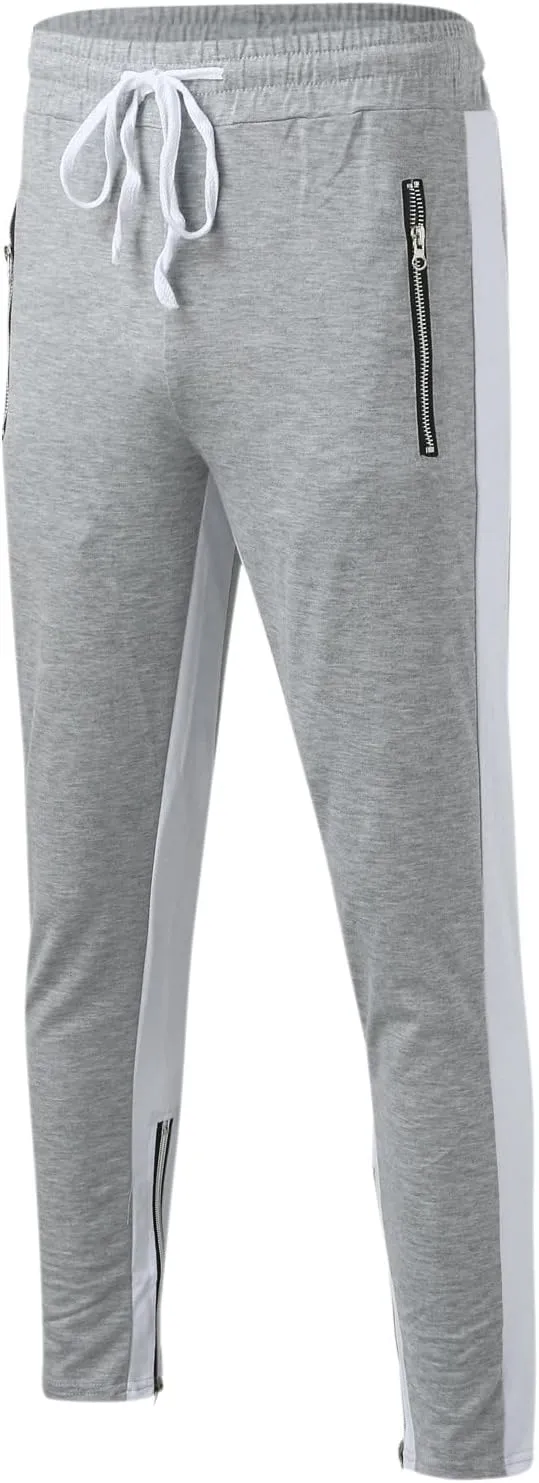 Mens Cotton Trousers Black Casual Pants for Men Men's Slim-Fit Wrinkle- Flat-Front Chino Slim Stretch Chino Trousers