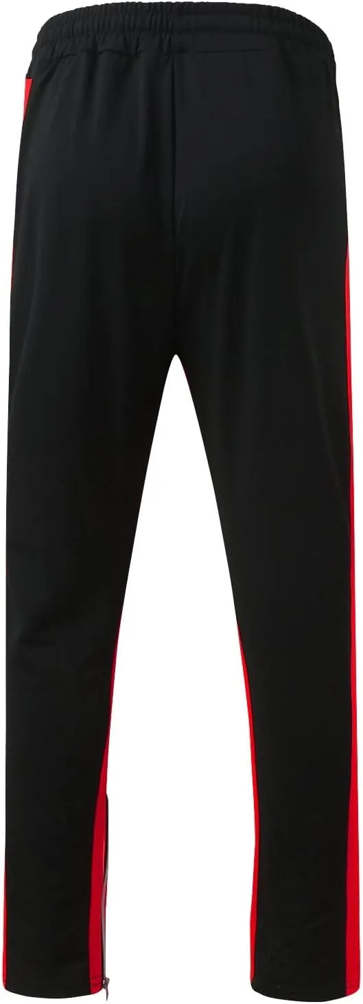 Mens Cotton Trousers Black Casual Pants for Men Men's Slim-Fit Wrinkle- Flat-Front Chino Slim Stretch Chino Trousers