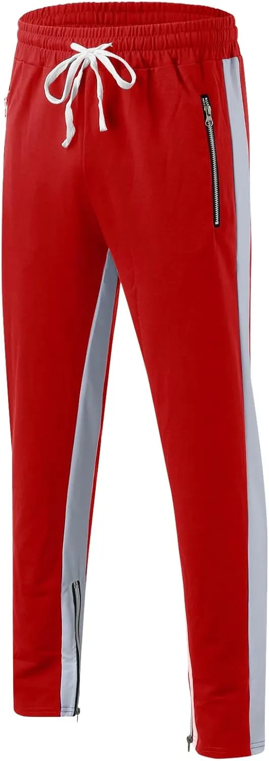 Mens Cotton Trousers Black Casual Pants for Men Men's Slim-Fit Wrinkle- Flat-Front Chino Slim Stretch Chino Trousers