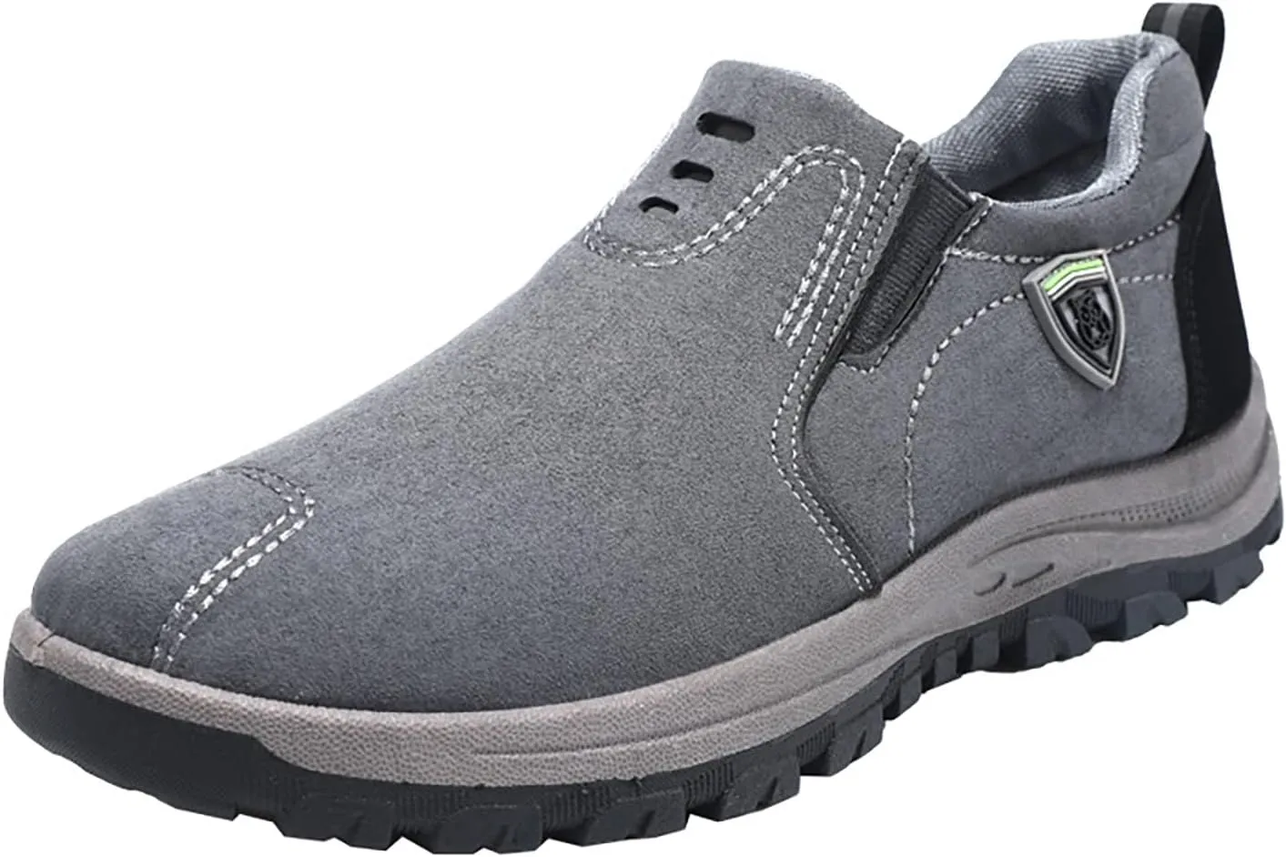 Men's New Pure Color Suede Fashion Casual Sports Shoes in Spring and Casual Sneaker Boots for Men