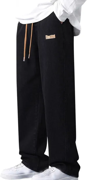 Men's Pants Autumn Pants for Men Casual Lightweight Men's Slim-Fit Casual Stretch Chino Pant Wide Leg Pants for Men