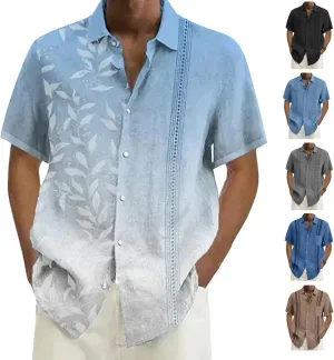 Men's Shirts Casual Short Sleeve Shirts Casual Button Down Short Beach Summer Shirts Fashion 2024, M-4XL