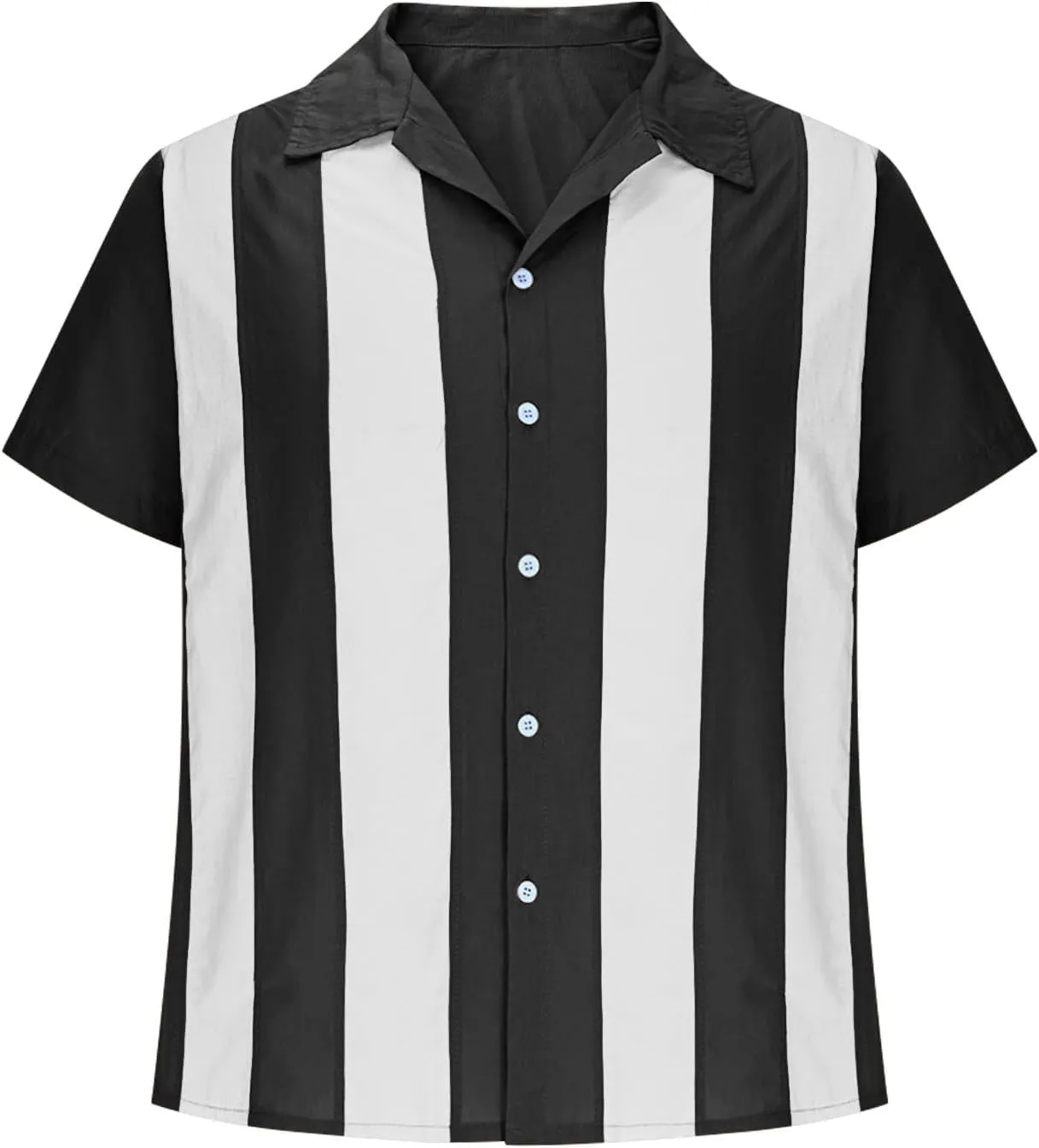 Mens Short Sleeve Button Down Shirts Linen Shirts for Men Collared Summer Beach T-Shirts Vacation Tops