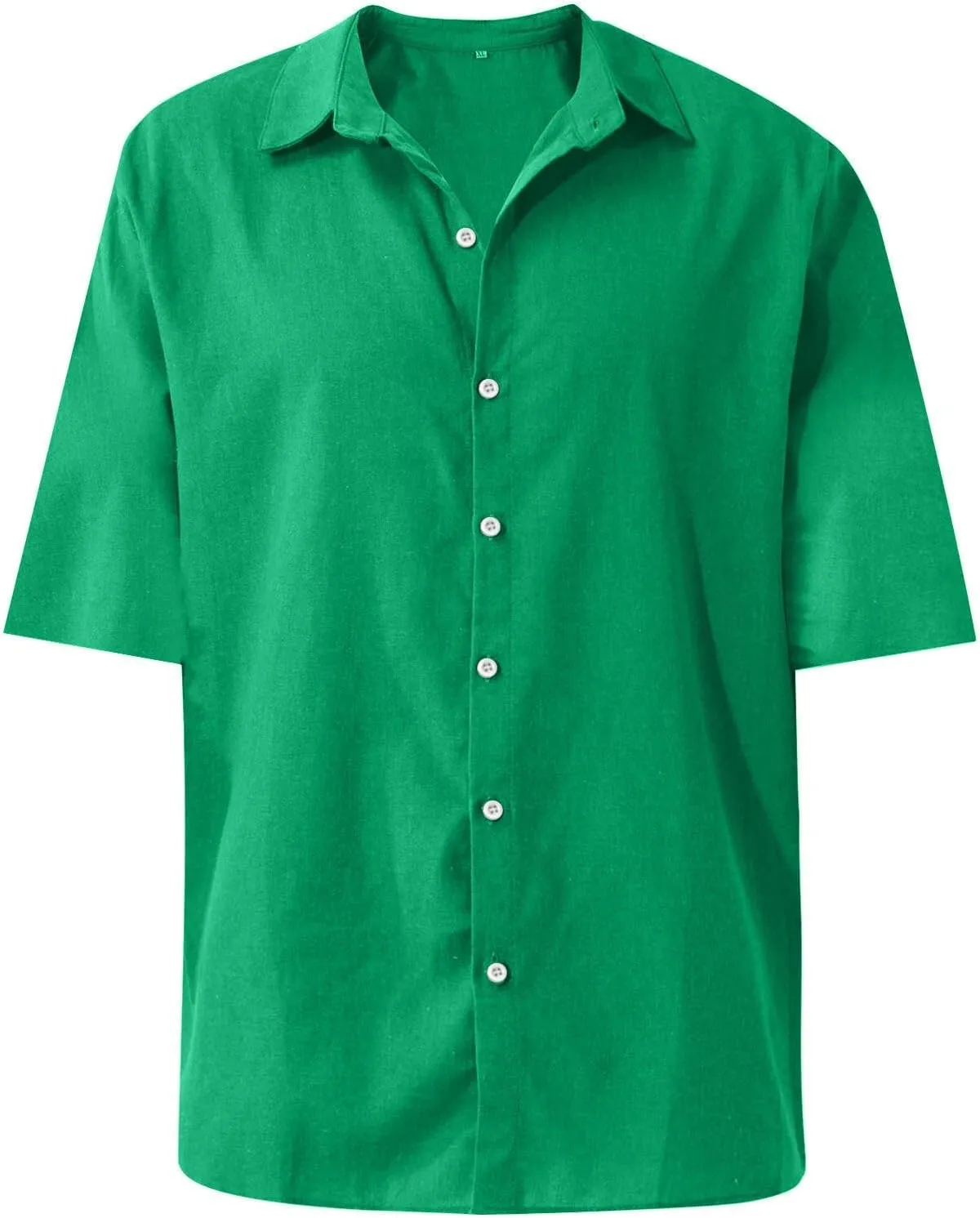 Mens Short Sleeve Button Down Shirts Summer Casual Shirts