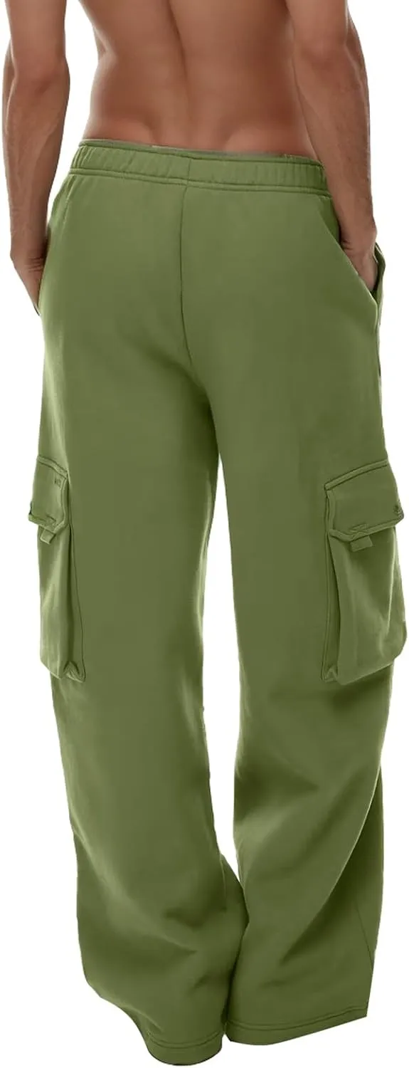 Men's Slim Fit Chino Pants Men's Pants Chain Men's Heavyweight Fleece Cargo Pantsmen's Military Cargo Tactical Pants