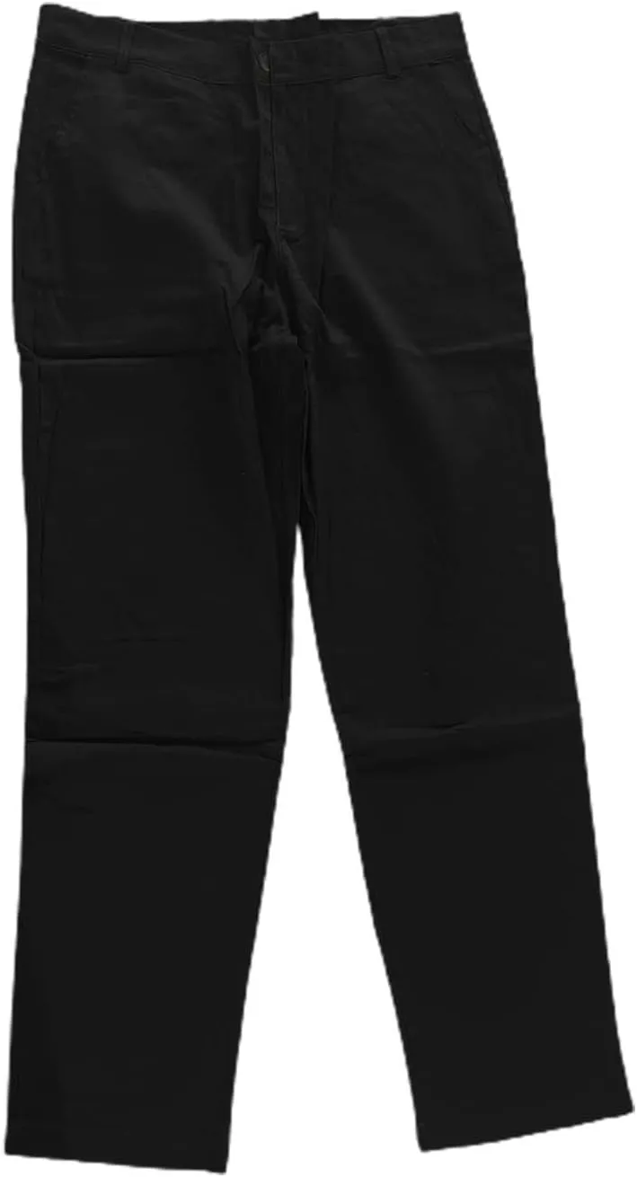 Mens Slim Fit Dress Pencil Pants Classic Flat Front Straight Leg Chinos Pants Business Suit Work Casual Golf Trousers