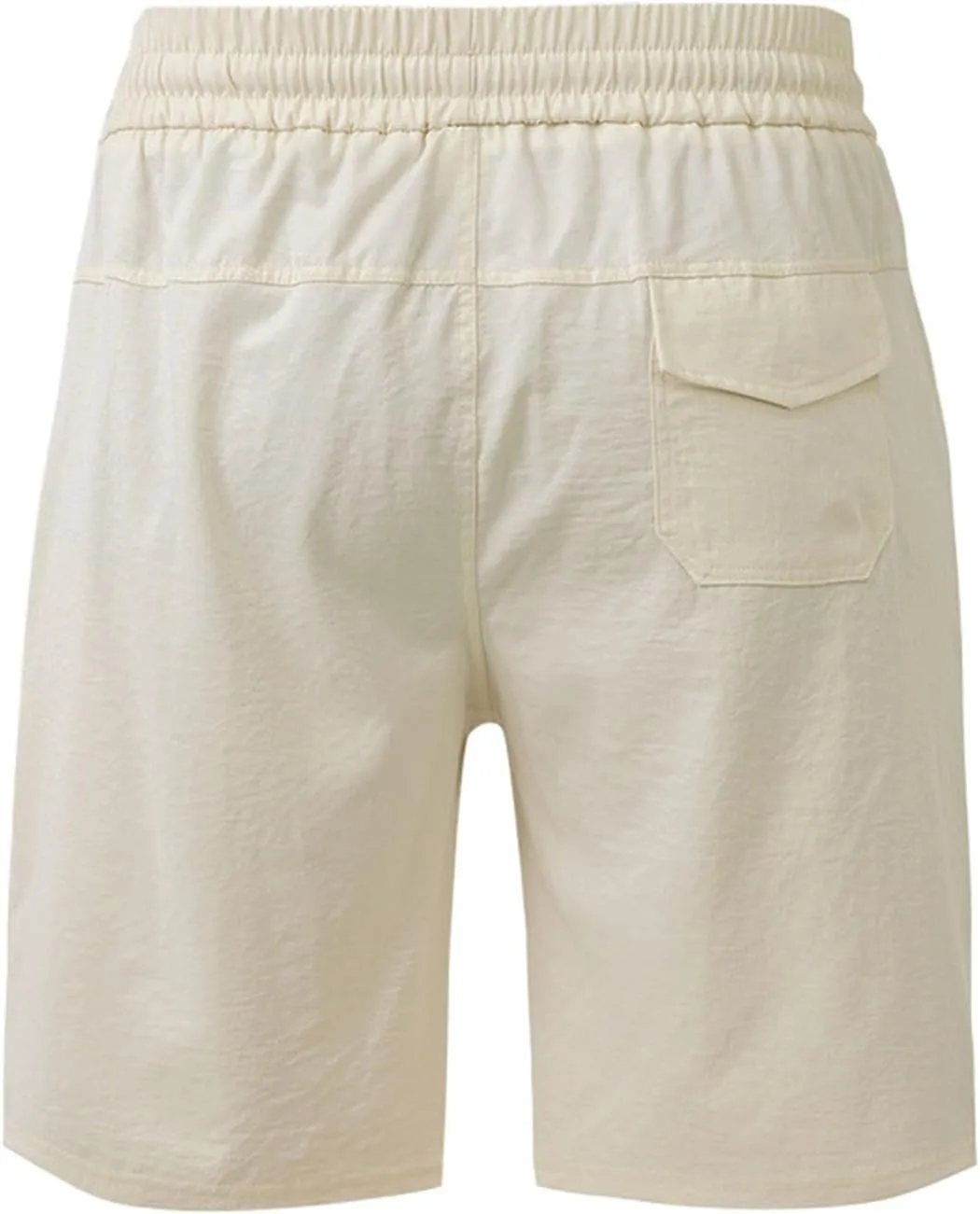 Men's Twill Beach Shorts Elastic Drawstring Thin Shorts Relaxed Fit Solid Color Pants Summer Breathable Casual Pants