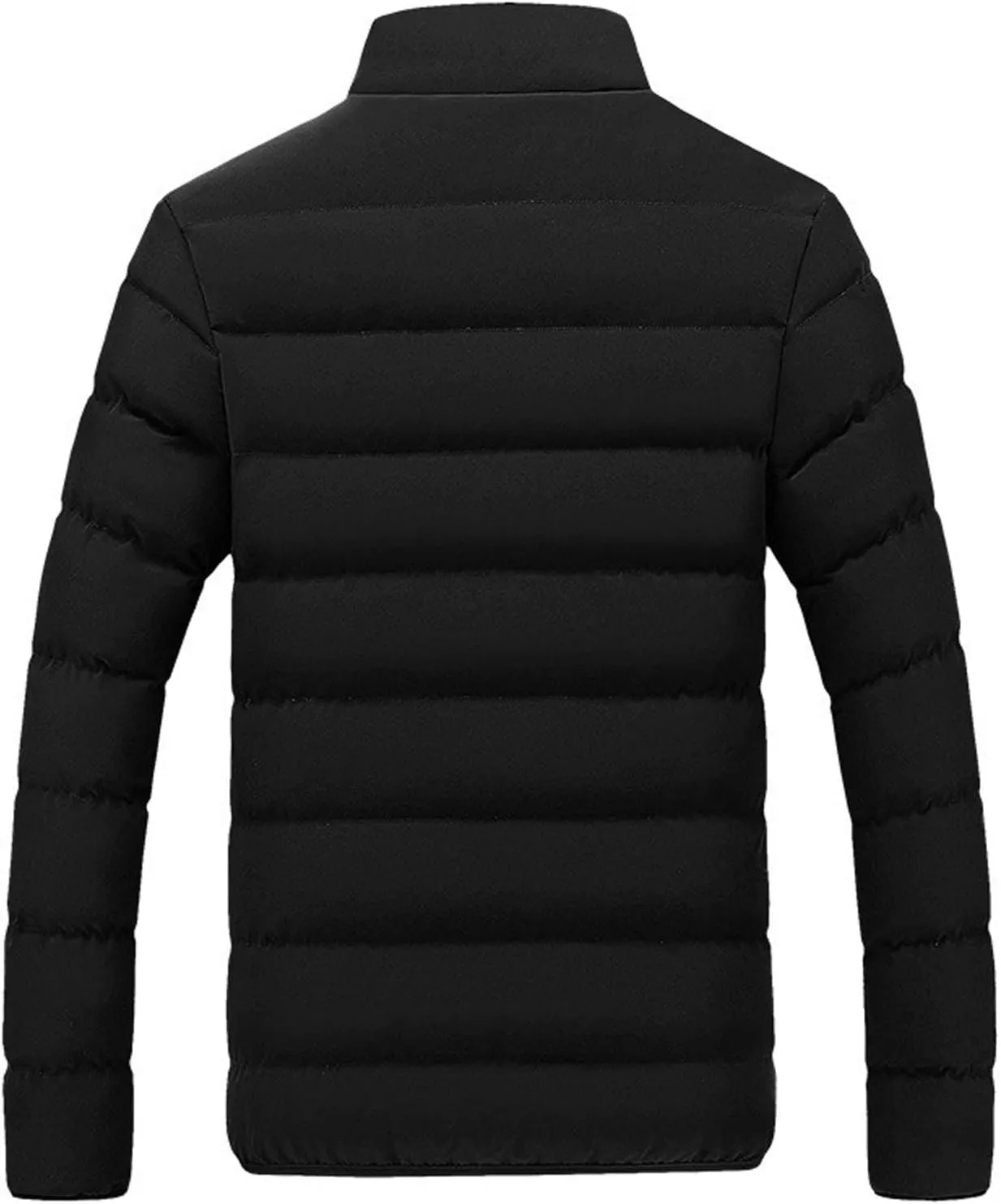 Men's Winter Jackets Lightweight Puffer Quilted Jacket Zip up Padded Coat Packable Down Jacket Insulated Jacket
