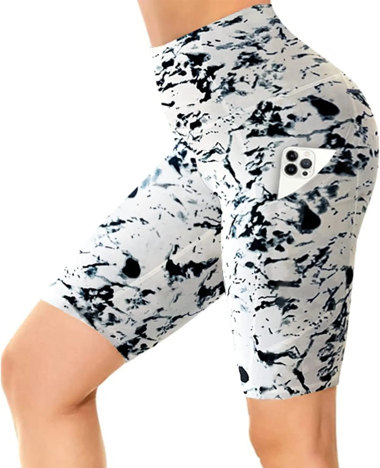NexiEpoch Workout Shorts Women - High Waist Biker Shorts Tummy Control Gym Spandex Shorts for Yoga Athletic Running