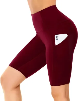 NexiEpoch Workout Shorts Women - High Waist Biker Shorts Tummy Control Gym Spandex Shorts for Yoga Athletic Running