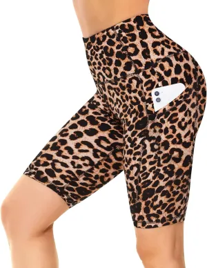 NexiEpoch Workout Shorts Women - High Waist Biker Shorts Tummy Control Gym Spandex Shorts for Yoga Athletic Running