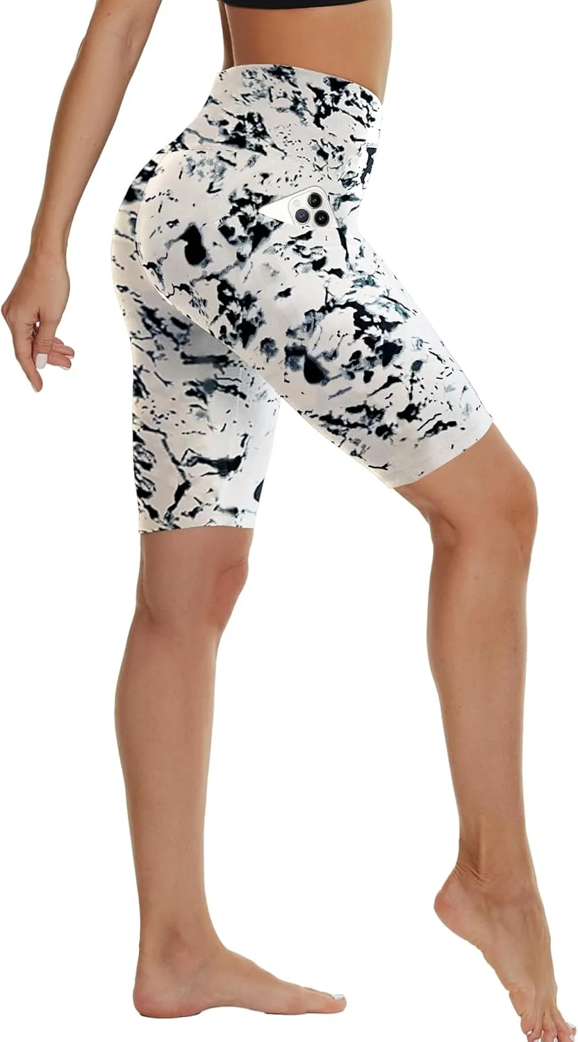 NexiEpoch Workout Shorts Women - High Waist Biker Shorts Tummy Control Gym Spandex Shorts for Yoga Athletic Running