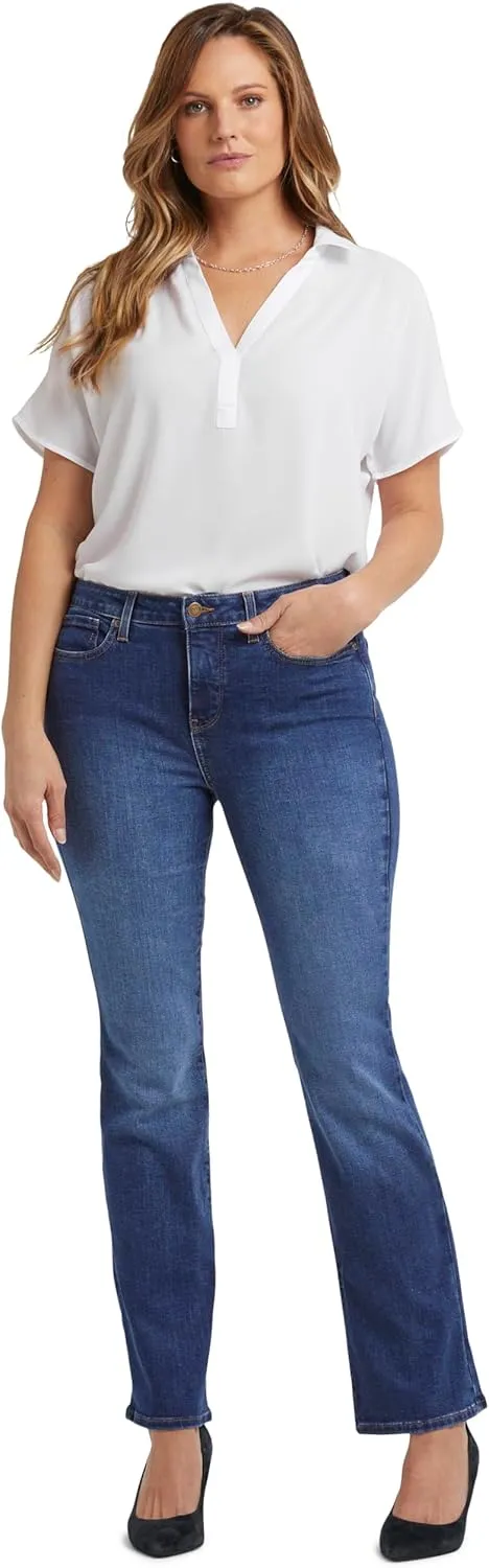 NYDJ Womens Barbara Bootcut Fit Denim Jeans