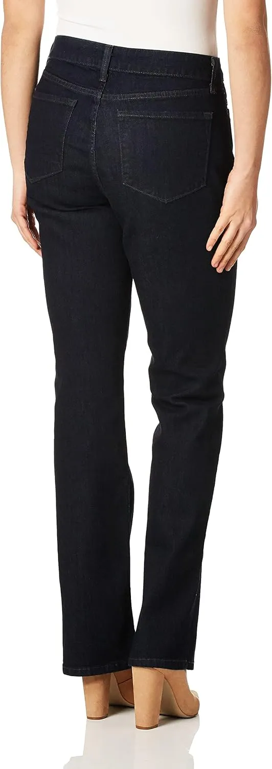 NYDJ Womens Barbara Bootcut Fit Denim Jeans