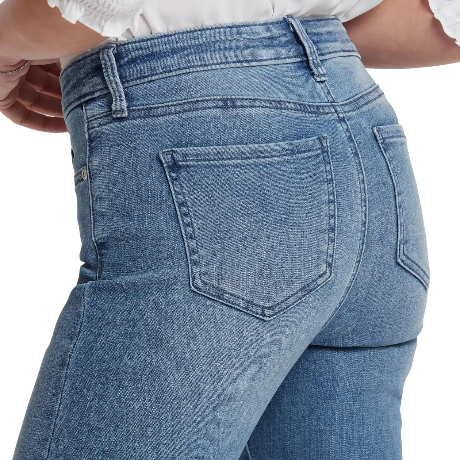 NYDJ Womens Barbara Bootcut Fit Denim Jeans