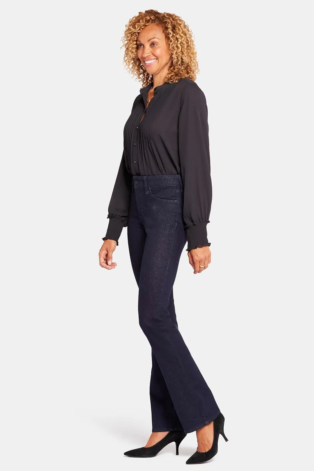 NYDJ Womens Barbara Bootcut Fit Denim Jeans